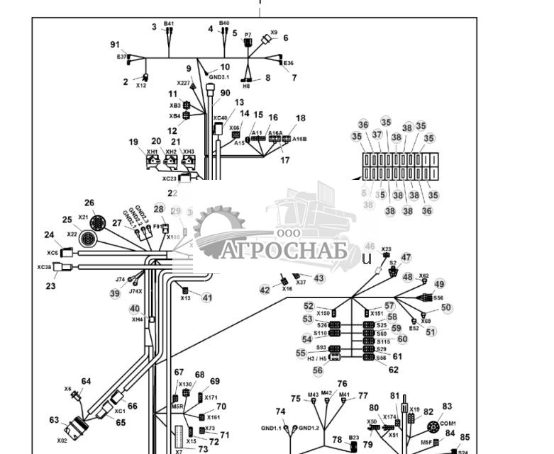 Wiring Harness Components, Cab Main ( - 002128) - ST913678 314.jpg